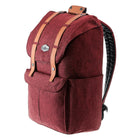 TruBlue – Sac à dos de tous les jours Patriot, algonquin (36958)-Rouge, toile et cuir