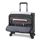 Swiss Gear - 17.3 po Sac à roulettes pour ordinateur - Gris-Compartiment rembourré pour la plupart des ordinateurs portables de 17,3 po