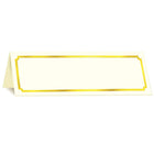 St. James™ – Cartes-tentes Overtures® classiques, ivoire, feuille d'or, paq./50-Cartes-tentes