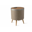 Koble - ZAIN la table d'appoint intelligente, chêne / beige / argent-Port de chargement USB