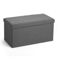 Poppin - Banc Boîte - Gris Foncé-Le siège de rangement Box Bench est un super-héros assis peu encombrant qui peut être utilisé pour les rallonges dans le bureau, les Legos dans la salle de jeux ou les livres dans la chambre