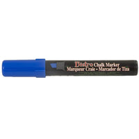 JAM Paper – Marqueur craie à pointe biseautée, bleu (526483BU)-Marqueurs craie, bleu