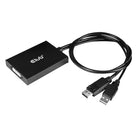 Adaptateur actif Club 3D DisplayPort vers DVI-D Dual Link-Prend en charge l'entrée DisplayPort 1.2a et la sortie DVI-D Dual Link ou DVI Single-Link.