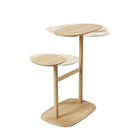 Umbra Swivo Table d'appoint double et pivotante - naturel-Cette table d'appoint unique a des plateaux de table à la fois pivotants et interchangeables, personnalisables pour votre espace.