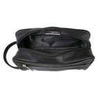 Swiss Gear Pu Toiletry Bag, Black, SWT0400-Poignée de transport pratique