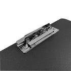 MerangueMD – Planchette avec pince et pochette intérieure, 12 1/2 x 9 1/4 po, noir-Utilisable avec du papier ou des blocs format lettre