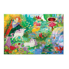 Crocodile Creek - Amis Magiques Puzzle holographique - 60 pièces-Illustrations magnifiquement illustrées sur le puzzle et sur la boîte de rangement en forme.