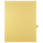 Markmaker - 25 tabs/PQT, 5 PQT/Boite, Intercalaires imprimes Legal, Chamois, 1/15th coupe| format lettre, sans trous, Numero 100-Intercalaires imprimes Legal