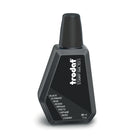 Trodat - Encre de luxe pour tampon encreur 7011 - flacon de 28 ml - noir-Encre non toxique à base d'eau pour encrer une étampe pour timbre