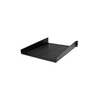 StarTech  Tablette ventilée 2U de 22 po montée sur bâti, tablette fixe pour baie de bâti à serveur, 50 lb/22 kg-Sa conception universelle de 19 po rend facile l’ajout d’une tablette de rangement, et ce pour presque n’importe quel cabinet ou installation sur bâti