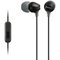 Sony – Casque d'écoute pour téléphone intelligent - noir-Microphone intégré et réglage de lecture sur téléphone intelligent