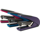 Staples® - Agrafeuse de bureau One-Touch™ Plus à plat, pleine cartouche, capacité de 30 feuilles, couleurs variées-Agrafage à plat permettant le classement propre