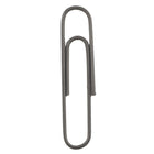 JAM Paper – Trombones géants multicolores, grand, gris, 75/paquet (21830628)-Paquet de 75 trombones