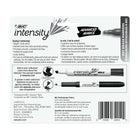 BIC - Marqueur effaçable à sec Intensity Advanced, de poche - pointe fine - couleurs assorties - paquet de 4-Ne soyez plus à court grâce à la réserve d'encre visible
