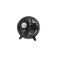 Honeywell - ChillOut Ventilateur de bureau de 6 po avec adaptateur USB et c.a. et réglages manuels, noir-Diamètre de 6 po, lame de 4,5 po
