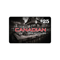 Canadian Brewhouse, carte-cadeau de 25 $-Les récompenses Air Miles ne s'appliquent pas sur l'achat de cartes-cadeaux.