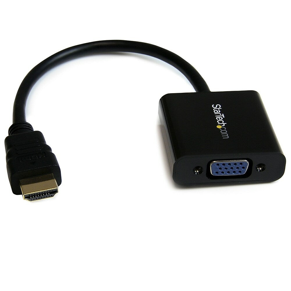 StarTech Adaptateur convertisseur HDMI à VGA pour ordinateur de  bureau/portatif/ultraportable, 1920 x 1080