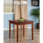 Winsome – Table extensible Pulman, fini noyer (94150)-Dimensions : 48,03 (larg.) x 29,92 (prof.) x 29,92 (haut.) po