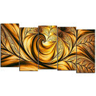 Designart – Impression sur toile, Rêves dorés, 5 panneaux (PT3026-1084)-Impression