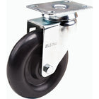 Kleton - Roulette, Pivotant, 5po (127 Mm), Polyoléfine, 250 Lb (113 Kg), paquet de 12-Dia. des trous de boulon 5/16po (7,93 mm)