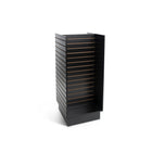 Can-Bramar - Econoline H-Unit slatwall Présentoir - 24po P x 24po L x 54po H - Noir-Surface en mélamine durable de 3/4po d'épaisseur