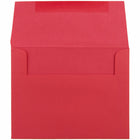 JAM Paper - Enveloppes recyclées gommées format livret Brite Hue, 4 3/8 po x 5 3/4 po, rouge Noël, paq./100-Taille : A2 (4 3/8 po x 5 3/4 po)