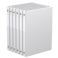 Davis Group Super économie, Reliure à anneaux ronds 5/8 po, paquet de 6 – Blanc-3 Reliure À Anneaux