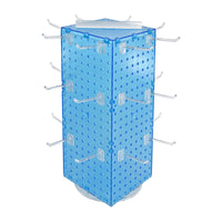 Azar - Tour de cheville interlock avec base et crochets tournants - 8 po x 8 po x 20 po - bleu-Vendu en multiples de: 1