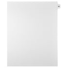 Markmaker - Intercalaires imprimes Legal, Blanc, 1/15th coupe, format lettre, sans trous, 25 tabs/PQT, 5 PQT/Boite, Numero 181-Intercalaires imprimes Legal