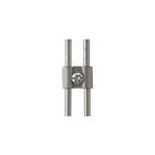 Wamaco - Connecteur papillon pour panneau grillagé, chrome, paquet de 10-Utilisé pour connecter les panneaux grillagés