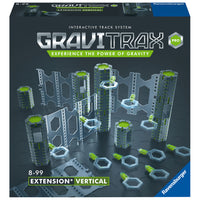 Ravensburger GraviTrax Pro Set d'Extension Vertical-Contenu : 32 éléments: 16 balcons, 2 murs de 2 largeur, 2 murs de 3 largeur, 8 piliers plein, 4 piliers ajourés, 1 guide d'utilisation de 4 pages.