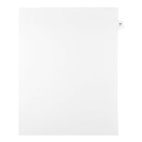 Mark Maker – Onglets séparateurs juridiques blancs, 1/15 onglets, format lettre, sans trous, numéro 77, 25/paquet-Onglets séparateurs blancs, 1/15 onglets