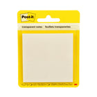 Post-it - Feuillets transparents - 2-7/8 po x 2-7/8 po - 36 feuillets/bloc-Pour une utilisation sur le papier, les manuels scolaires, les livres et plus encore pour écrire des notes et voir à travers facilement