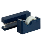JAM Paper – Ensemble de travail et de bureau, agrafeuse et dévidoir à ruban, bleu marine (3378NB)-Taille de l’agrafe : 6 x 2,5 x 1,125 po : Dimensions du distributeur de ruban : 4,5 x 2,5 x 1,75 pouces