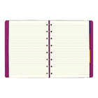 Filofax® - Cahier de notes de format A5, 8 1/4 x 5 3/16 po, 112 pages, fuchsia-Fermeture élastique