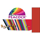 Pacon – Papier Railroad Peacock, 22 x 28 po, rouge, 25 feuilles (PAC54751)-Rouge