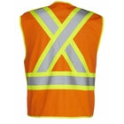 Forcefield - Gilet détachable Deluxe à 5 points, orange, petit/moyen-Polyester couleur citron vert