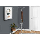 Monarch Specialties - 2032 Patere Avec Soutien Parapluie - Metal Argent-Porte-parapluie intégré