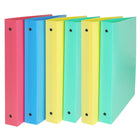 C-Line - Reliure à 3 anneaux, couleurs variées, 1 po, 6/ensemble (CLI31710)-En polypropylène durable