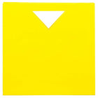 Jam Paper - Sacs-cadeaux brillants découpés à l'emporte-pièce avec poignée triangulaire - Moyen - 12 po x 12 po x 4 po - Jaune - Paquet de 3-Quantité : Vendu à l'unité