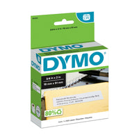 Dymo Étiquettes d'adresse de retour auto-adhésives pour LW Label Writer, 3/4 po x 2 po, blanc, paq./500 (30330)-Dymo Paper utilise la technologie d'impression à transfert thermique pour une qualité nette, comparable au laser, avec un adhésif permanent