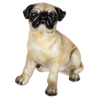 CTG Brands Rectangular Glossy Wall Tile, Black, Grey, 6 Pack-Mesure: cette jolie statue de chien mesure 15,2cm L x 20,3cm H x 11,4cm l (6" L x 8" H x 4,5" l)
