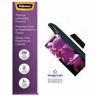 Fellowes - Pochettes de plastification ImageLast, lettre, 3 mil, paq./200 (5244101)-Épaisseur : 3 mil