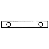 Dock Bumper Solutions, Barre De Montage, paquet de 6-Barre de montage percée