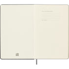 Moleskine - Smart Notebook à couverture rigide - Grand - Ligné - 5 po x 8,25 po - Noir-Style de reliure : Cousu