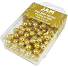 JAM Paper – Punaises, or, dessus arrondi, 2 paquets de 100, total de 200 (22432213a)-3