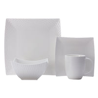 Maxwell & Williams Service de table, Diamond carre, 16 pieces-Vaisselle
