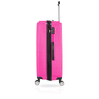 TUCCI Italy - Bagage à roulettes VOLANT 20 po - Fuschia-Intérieur de luxe