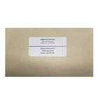 Labelcraft Products  - Étiquettes Zéro Déchet - 4" x 1,33" - 2100 Étiquettes-14 étiquettes par feuille, 150 feuilles