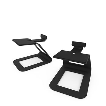 Supports Haut-Parleur Kanto S4 - Inclinaison 16° - Pour YU4 Ou Autres Enceintes - Design Minimaliste & Stable